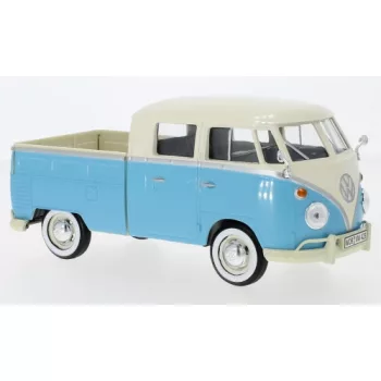Motor-Max - VW T1 DoKa, hellbeige/hellblau, 1:24
