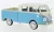 Motor-Max - VW T1 DoKa, hellbeige/hellblau, 1:24