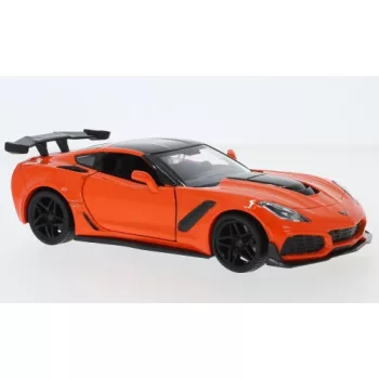   Motor-Max - Chevrolet Corvette ZR1 (C7), orange/schwarz, 2019, 1:24