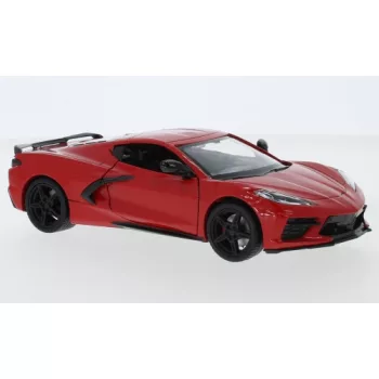 Motor-Max - Chevrolet Corvette C8 Stingray, rot, 2020, 1:24