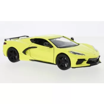   Motor-Max - Chevrolet Corvette C8 Stingray, hellgelb, 2020, 1:24