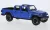 Motor-Max - Jeep Gladiator Rubicon, blau, 2021, 1:24