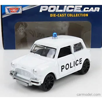 Motor-Max - Mini Cooper Police 1965 White