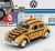 Motor-Max - Volkswagen Beetle Airport Follow Me Service Car 1968 Yellow Black