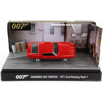   Motor-Max - Ford Usa Mustang Mach-1 Coupe 1971 - 007 James Bond - Diamonds Are Forever - Una Cascata Di Diamanti Red