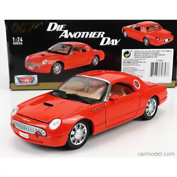   Motor-Max - Ford Usa Thunderbird 1999 - 007 James Bond - Die Another Day - La Morte Puo' Attendere Orange