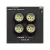 Mothobby/Bnds - 1:64 Hayashi Palace (Wheel: 6.7Mm, Tyre: 8.3Mm) Gold - Wheel & Tyre Set - 4 Pcs