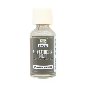 Mr Hobby - EWC-07 Weathering Color (40 ml) - Grayish Brown