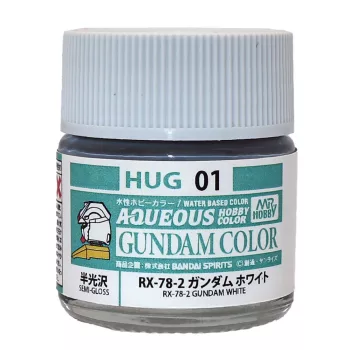 Mr Hobby - AQUEOUS GUNDAM COLOR (10ml) RX-78-2 GUNDAM WHITE
