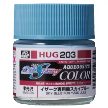  Mr Hobby - Mr Hobby -Gunze AQUEOUS GUNDAM COLOR (10ml) SKY BLUE FOR YZAK JULE