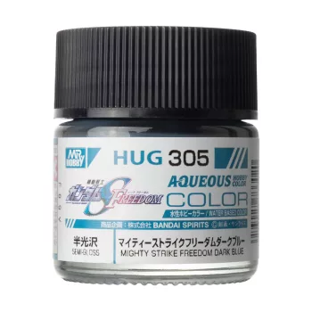   Mr Hobby - AQUEOUS GUNDAM COLOR (10ml) MIGHTY STRIKE FREEDOM DARK BLUE