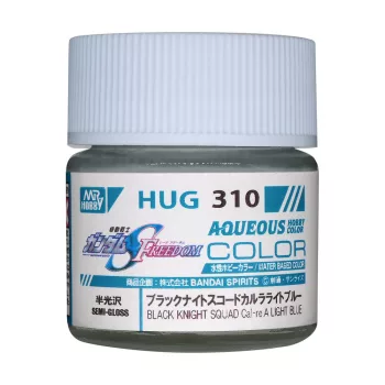   Mr Hobby - AQUEOUS GUNDAM COLOR (10ml) BLACK KNIGHT SQUAD Cal-re A LIGHT BLUE
