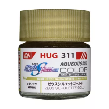 Mr Hobby - AQUEOUS GUNDAM COLOR (10ml) ZEUS SILHOUETTE GOLD