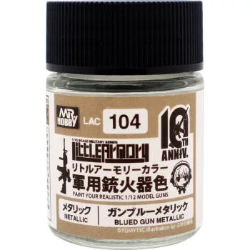   Mr Hobby - Little Armory Color (18ml) 10th Anniv. BLUED GUN METALIC