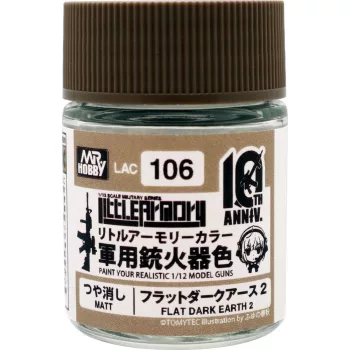   Mr Hobby - Little Armory Color (18ml) 10th Anniv.FLAT DARK EARTH 2