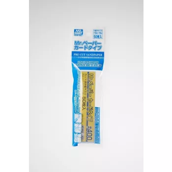   Mr Hobby - Gunze - Mr Hobby -Gunze Mr. Paper Card Type Sand Paper #400 (50 pcs)