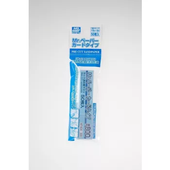   Mr Hobby - Gunze - Mr Hobby -Gunze Mr. Paper Card Type Sand Paper #800 (50 pcs)