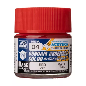  Mr Hobby - Acrysion GUNDAM ASSEMBLE COLOR (Base Color) (10 ml) Red