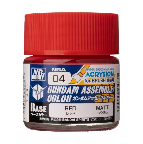 Mr Hobby - Acrysion GUNDAM ASSEMBLE COLOR (Base Color) (10 ml) Red