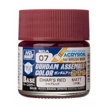   Mr Hobby - Acrysion GUNDAM ASSEMBLE COLOR (Base Color) (10 ml) Char's Red