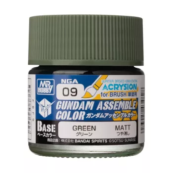   Mr Hobby - Acrysion GUNDAM ASSEMBLE COLOR (Base Color) (10 ml) Green