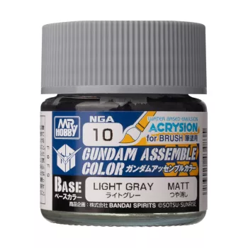   Mr Hobby - Acrysion GUNDAM ASSEMBLE COLOR (Base Color) (10 ml) Light Gray