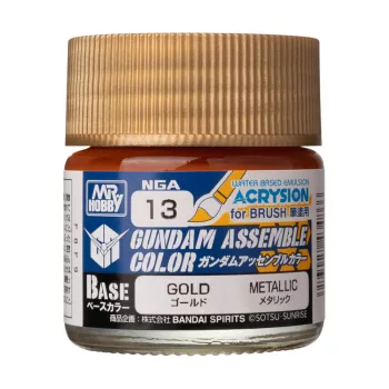   Mr Hobby - Acrysion GUNDAM ASSEMBLE COLOR (Base Color) (10 ml) Gold