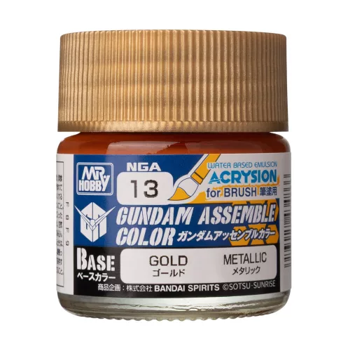 Mr Hobby - Acrysion GUNDAM ASSEMBLE COLOR (Base Color) (10 ml) Gold