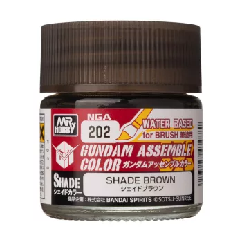   Mr Hobby - Acrysion GUNDAM ASSEMBLE COLOR (Shade Color) (10 ml) Shade Brown
