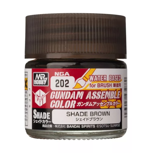 Mr Hobby - Acrysion GUNDAM ASSEMBLE COLOR (Shade Color) (10 ml) Shade Brown