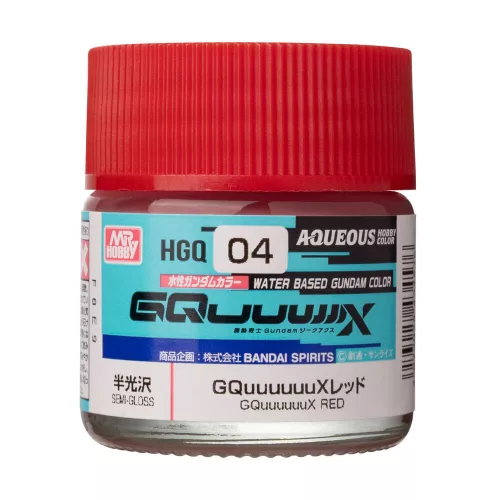 Mr Hobby - AQUEOUS GUNDAM COLOR (10ml) GQuuuuuuX RED