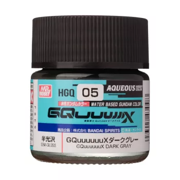 Mr Hobby - AQUEOUS GUNDAM COLOR (10ml) GQuuuuuuX DARK GRAY