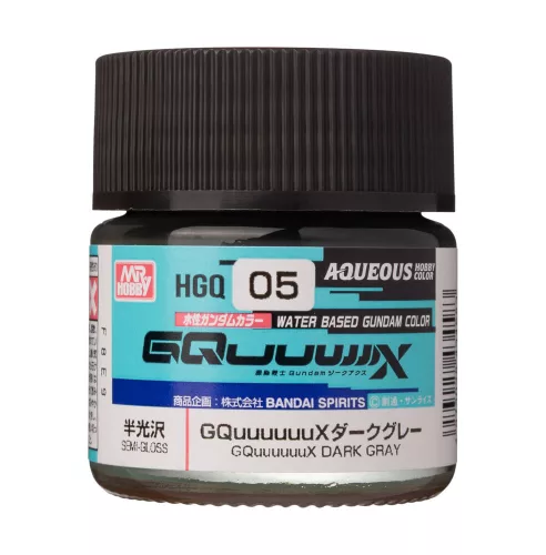 Mr Hobby - AQUEOUS GUNDAM COLOR (10ml) GQuuuuuuX DARK GRAY