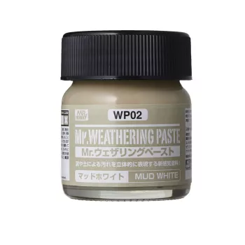   Mr Hobby - Gunze - Mr Hobby -Gunze Weathering Paste Mud White