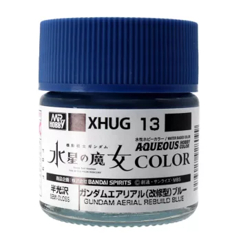   Mr Hobby - AQUEOUS GUNDAM COLOR (10ml) GUNDAM AERIAL REBUILD BLUE