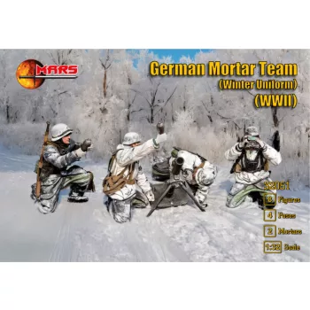 Mars Figures - WWII German Mortar Team (winter uniform)