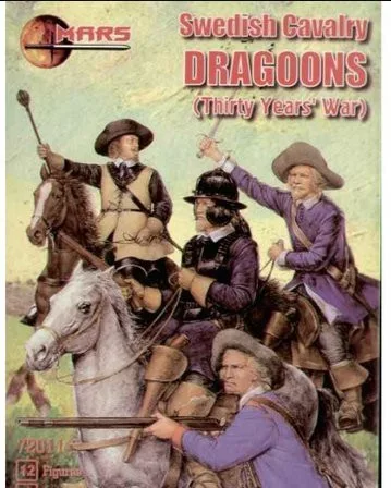 Mars Figures - Swedish cavalry dragoons, 30 years war