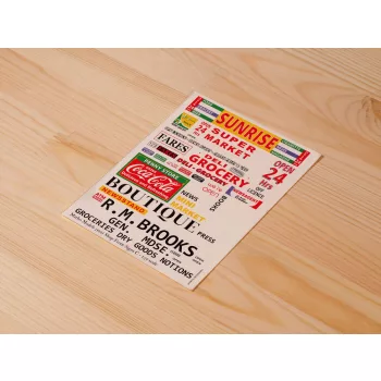 Matho Models - Shop Front Signs C
