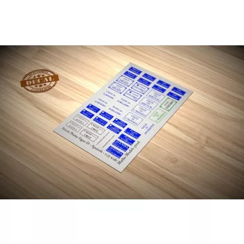 Matho Models - Street Name Signs D - Spanish