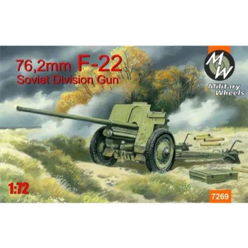 Military Wheels - F-22 Soviet 76, 2mm division gun