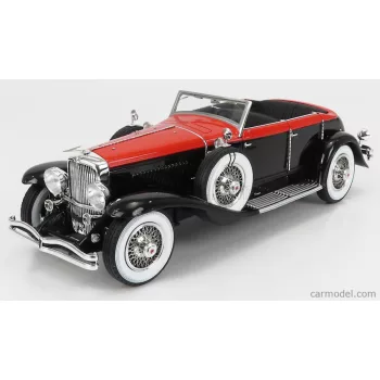   Matrix Scale Models - Duesenberg J Riviera Phaeton By Brunn Cabriolet Open 1934 Black Orange
