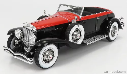 Matrix Scale Models - Duesenberg J Riviera Phaeton By Brunn Cabriolet Open 1934 Black Orange