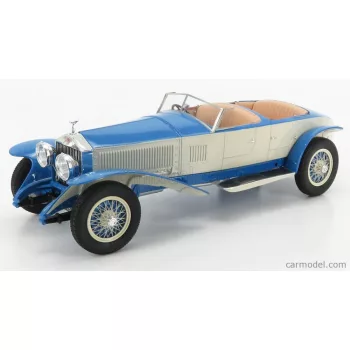   Matrix Scale Models - Rolls Royce Phantom Experimental Vehicle Ch.10Ex By Barker Cabriolet 1926 Light Blue White