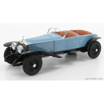   Matrix Scale Models - Rolls Royce Phantom Experimental Vehicle Ch.10Ex By Barker Cabriolet 1926 Black Light Blue
