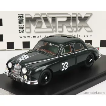   Matrix Scale Models - Jaguar Mkii 3.4 Litre N 33 Winner Silverstone Daily Express Trophy 1958 Green
