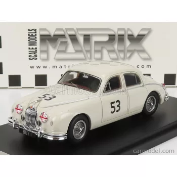   Matrix Scale Models - Jaguar Mkii 3.4 Litre N 53 2Nd Siverstone Annual International Trophy Meeting 1959 White