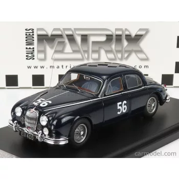   Matrix Scale Models - Jaguar Mkii 3.4 Litre N 56 Winner Brand Hatch Saloon Car Race 1957 Black