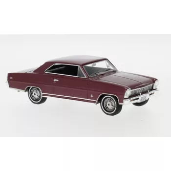 Neo Scale Models - Chevrolet Nova SS Hardto dunkelrot 