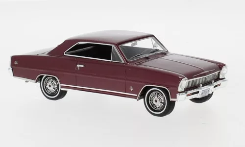 Neo Scale Models - Chevrolet Nova SS Hardto dunkelrot 