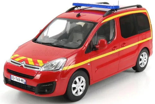 NOREV - CITROEN BERLINGO POMPIERS 2017 RED